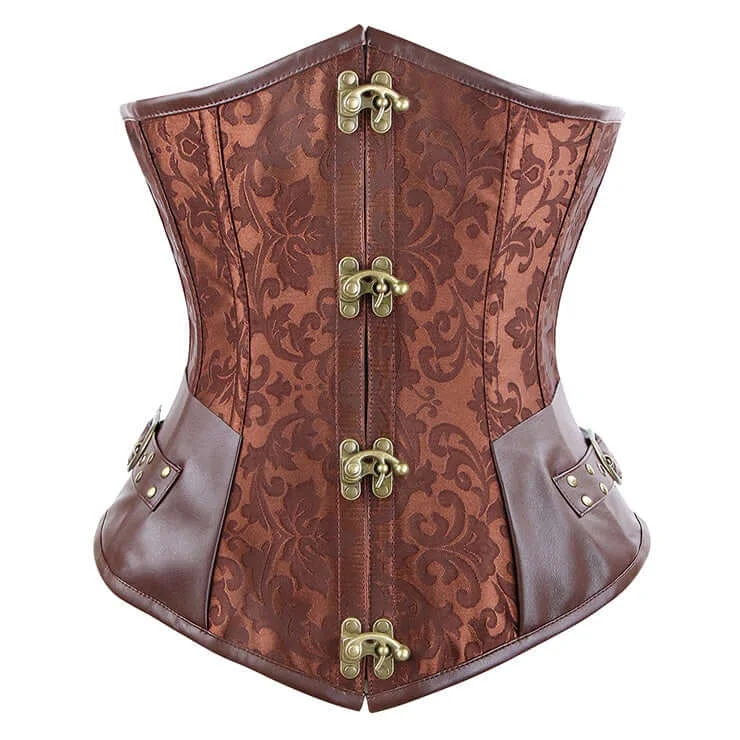 Brown Steampunk Underbust Corset