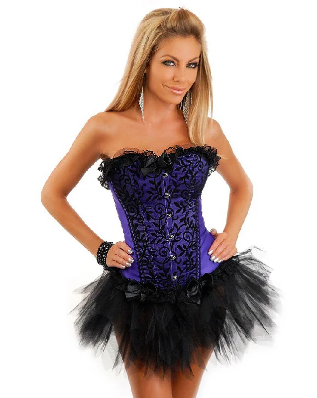 Purple Vine Corset