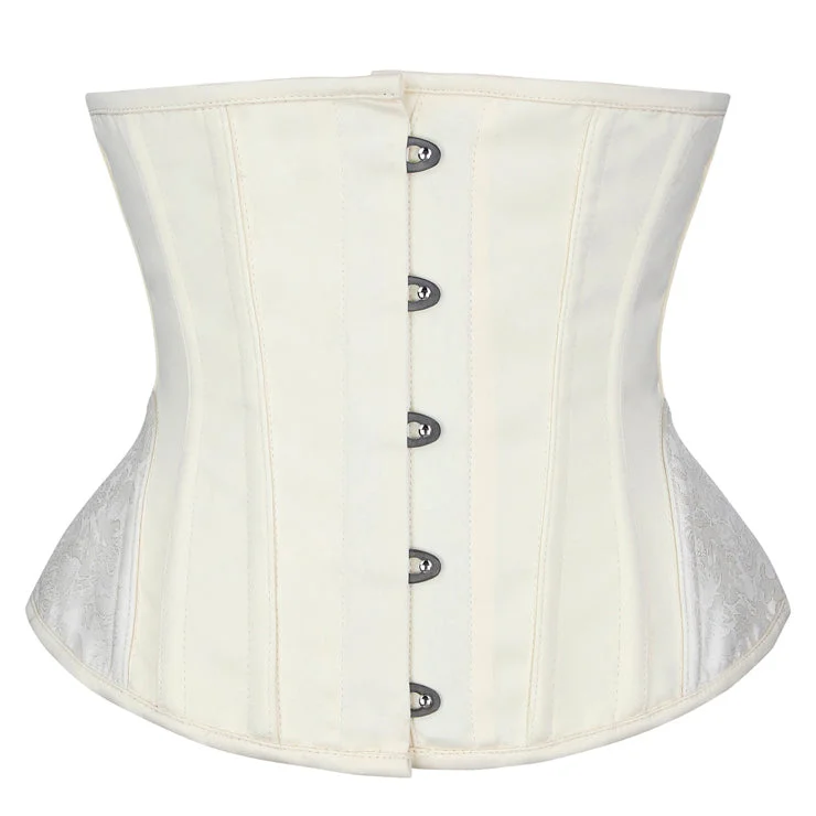 Vintage Antique White Hip Underbust Corset