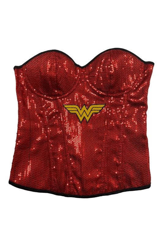 Wonder Woman Sequin Corset