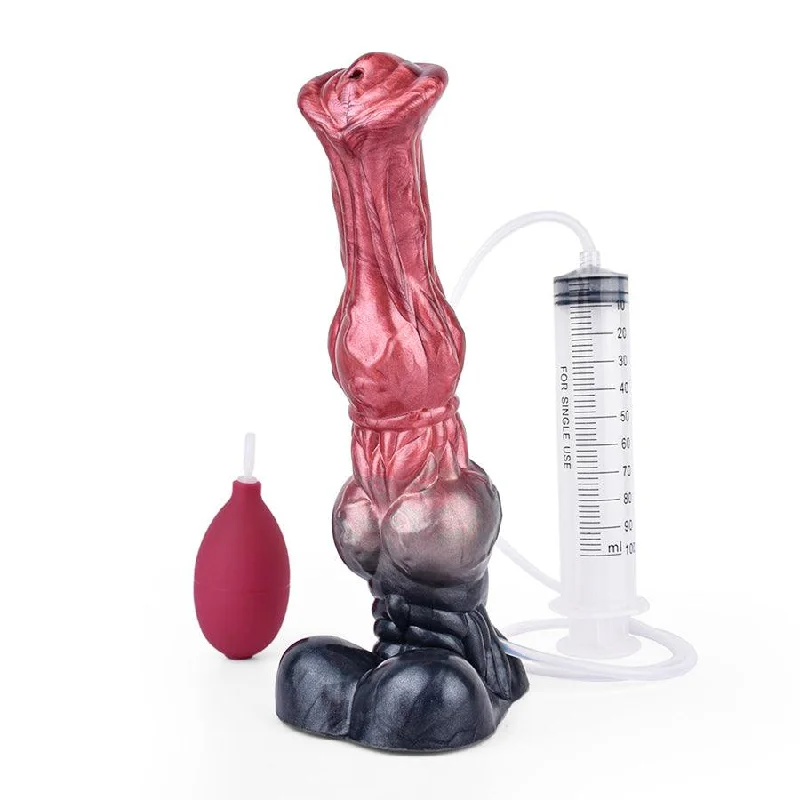 10 Inches Life Like Ejaculating Suction Cup Horse Dildo