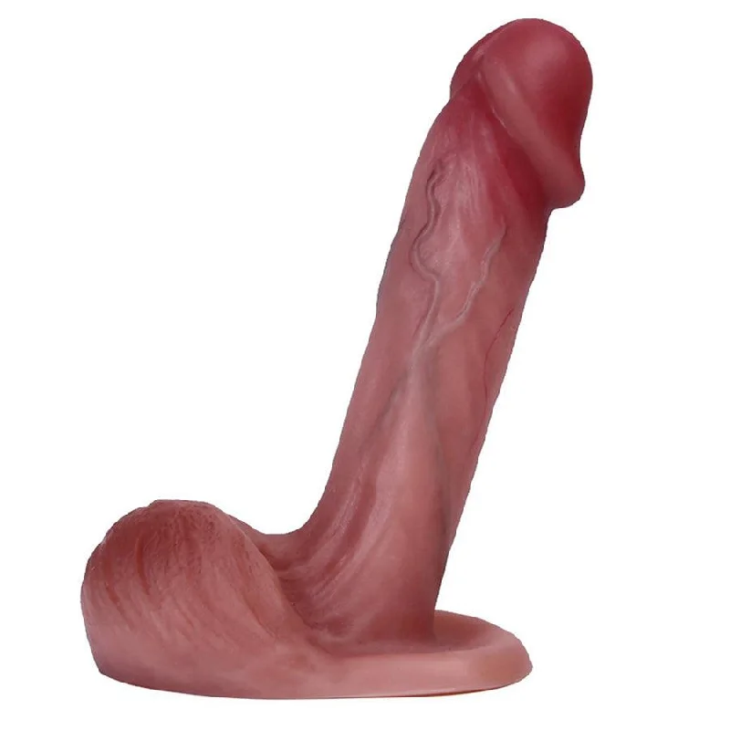 5 Inches Strong Suction Cup Silicone Dildo