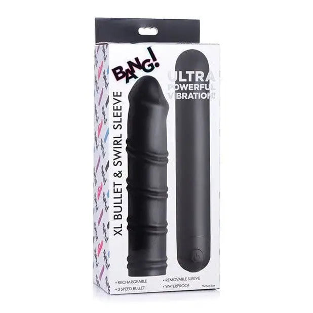 BANG! 3 Speed XL Bullet and Silicone Swirl Sleeve