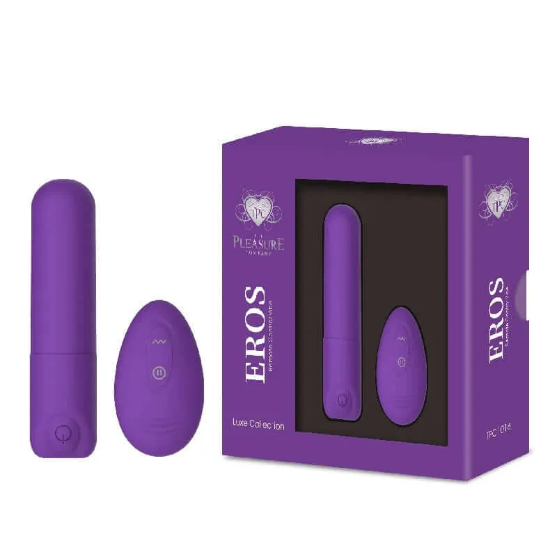 Eros Ultra Bullet with Remote Purple – 10 Powerful Vibration Speeds