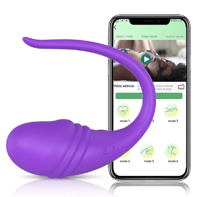 Female APP Remote Control Vibrating Egg Wireless Bluetooth Vibrator Dildo G Spot Massager