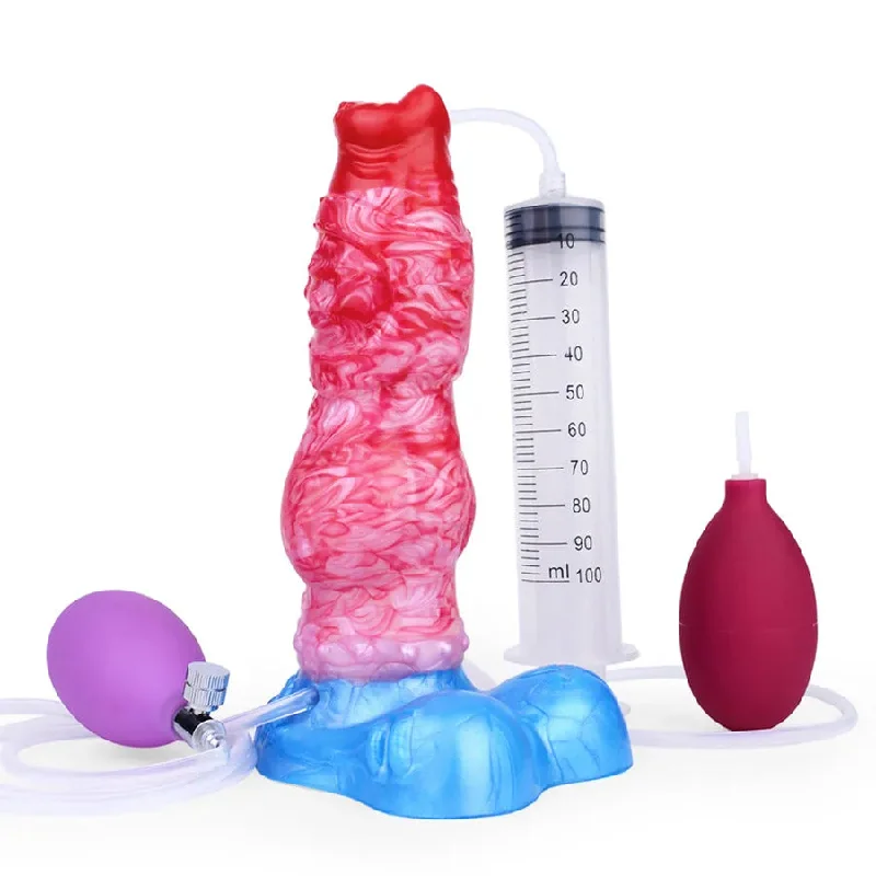 Inflatable Cum Dildo Sex Toy