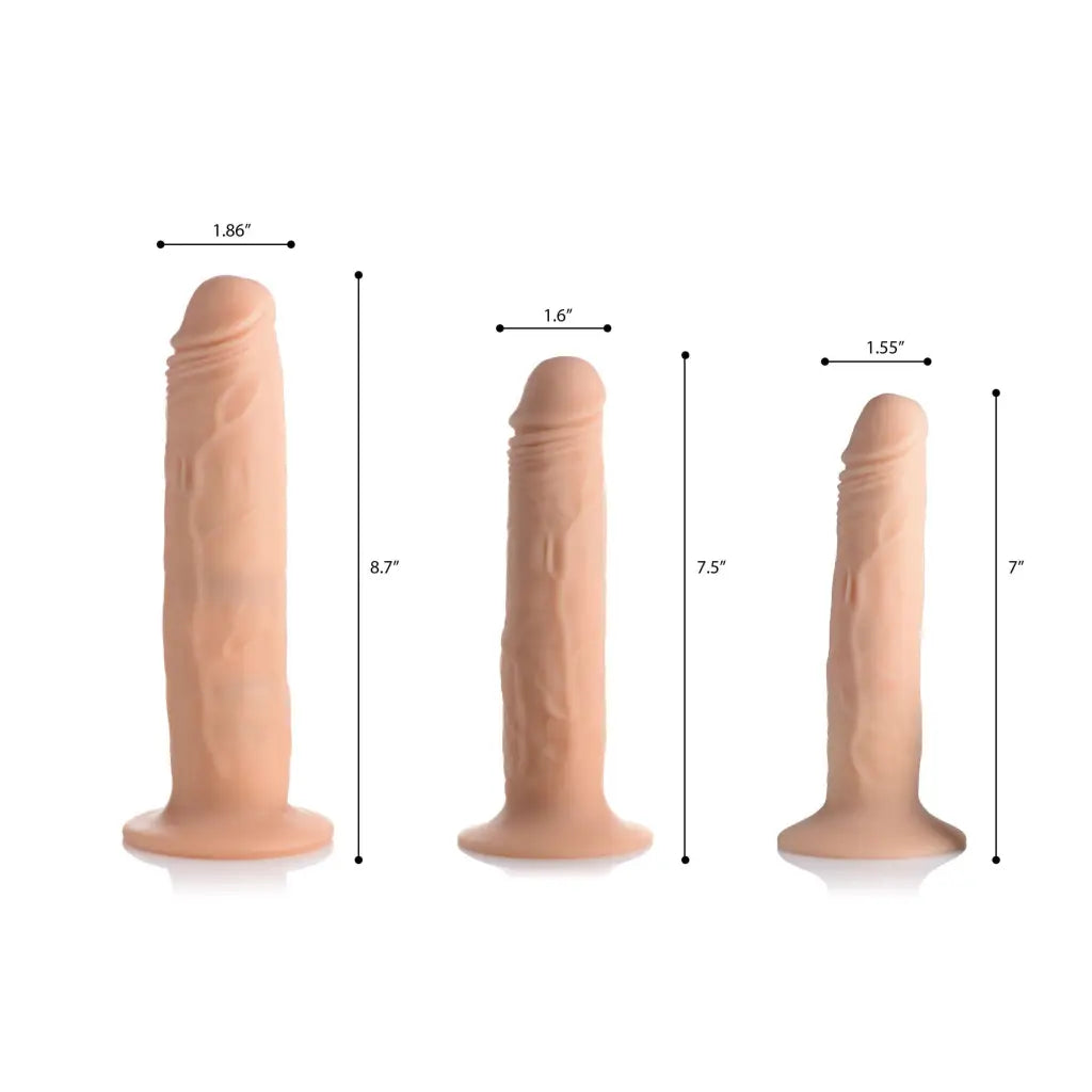 Kinetic Thumping 7x Remote Control Dildo