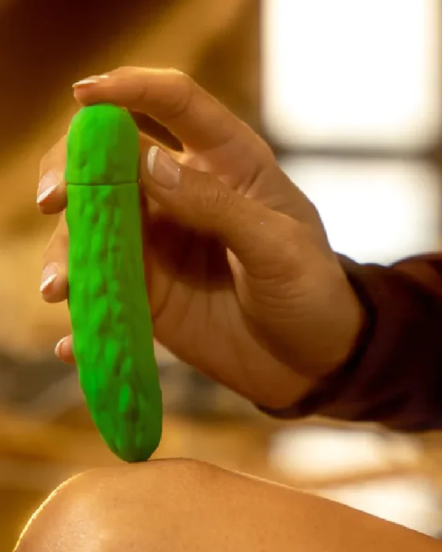 Pickle Emojibator Ultra Discreet First Time Bullet Vibrator