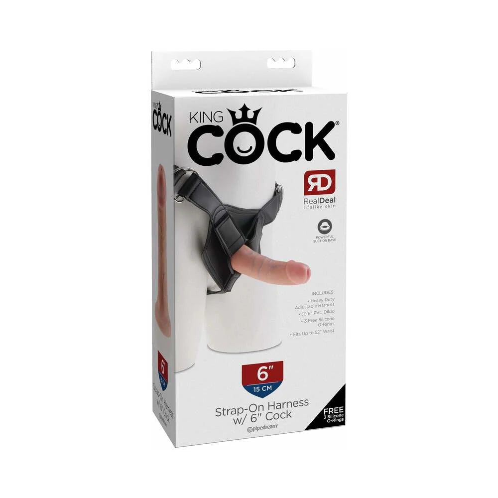 Pipedream King Cock Strap-on Harness With 6 in. Dildo