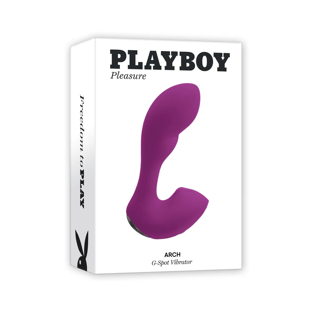 Playboy Arch Rechargeable Silicone G-spot Vibrator