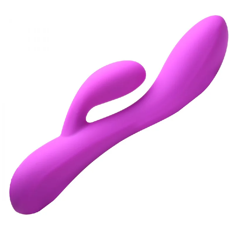 Purple Toy Target 10X Flexible Silicone Rabbit Vibrator - Purple