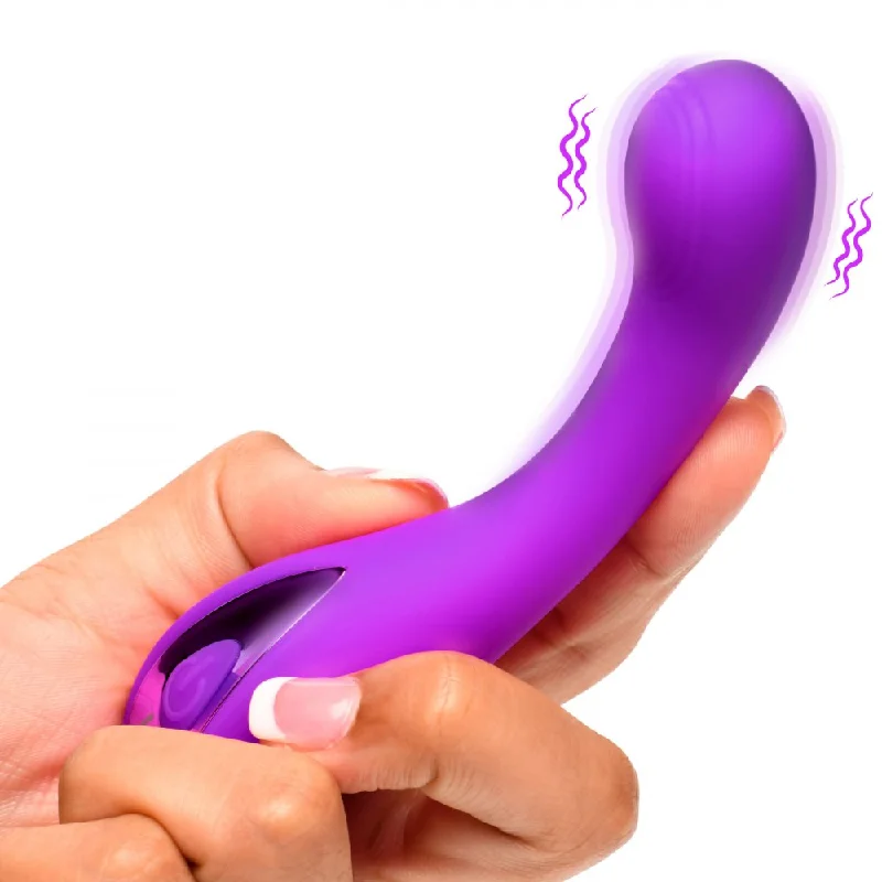 Purple Toy Target G-Spot Vibrator - Purple Silicone Sex Toy