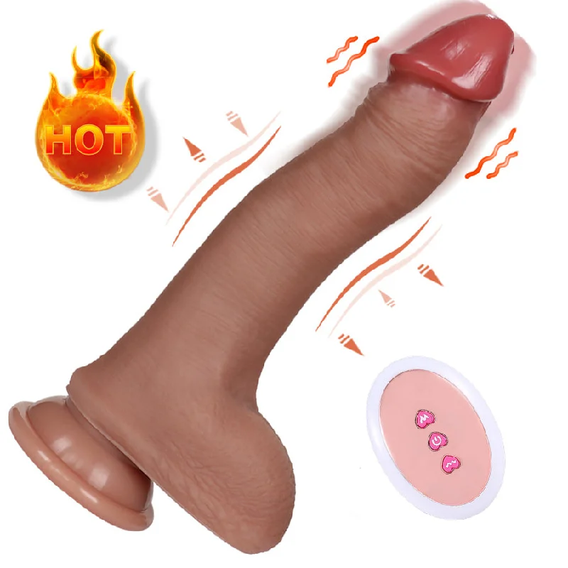 Remote Control Wiggling Thrusting Dildo