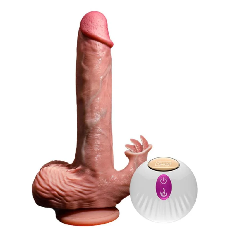 Remote Thrusting Rabbit Dildo Sex Toy