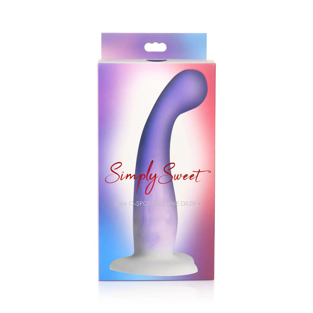 Simply Sweet Slim G-Spot 7 in. Silicone Dildo