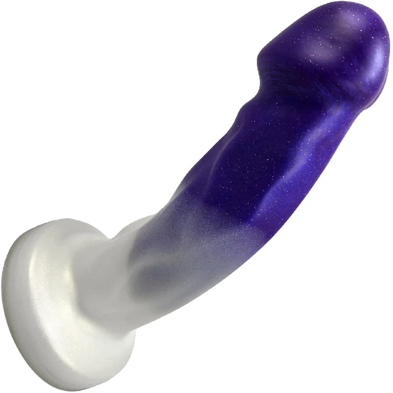 Splendid Dual-Density 6.5" Silicone Dildo By Uberrime - Medium, Pearl & Orchid