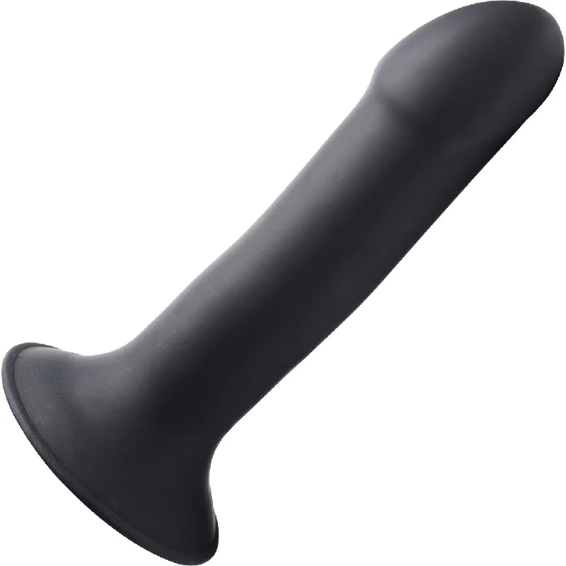 Squeeze-It Squeezable Phallic 6.75" Suction Cup Dildo - Black