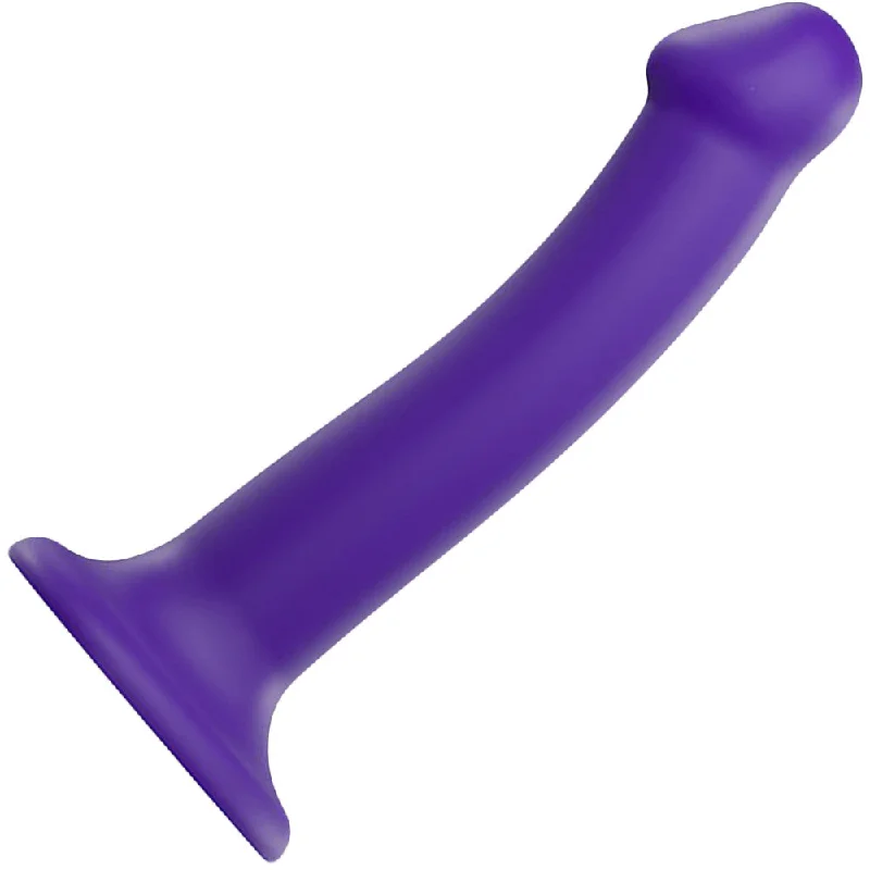 Strap-on-Me Bendable Dual Density Silicone Suction Cup Dildo - Medium Purple