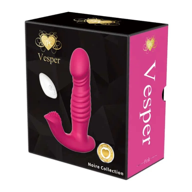 Vesper Multi-Function Vibe with Remote Pink – Powerful Massager