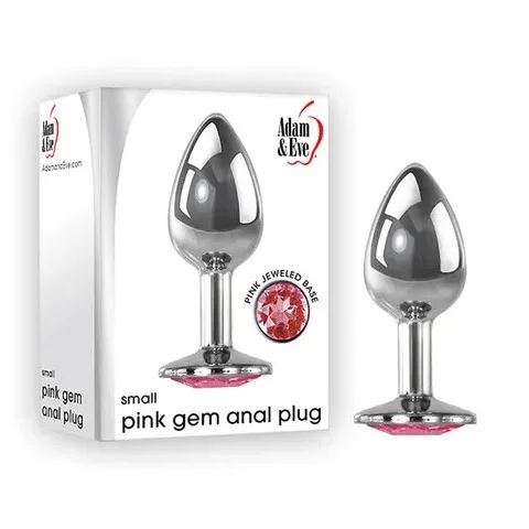 Pink Gem Anal Plug Small Size - Adam & Eve