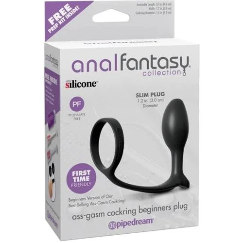 ass-gasm cockring beginners plug - analfantasy