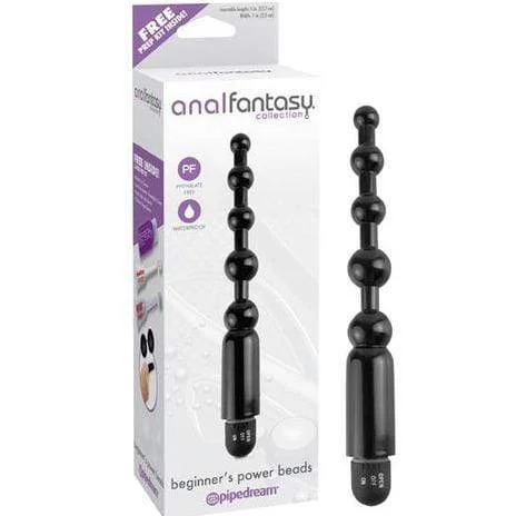 Anal Fantasy Collection - Beginner's Power Beads (Black)