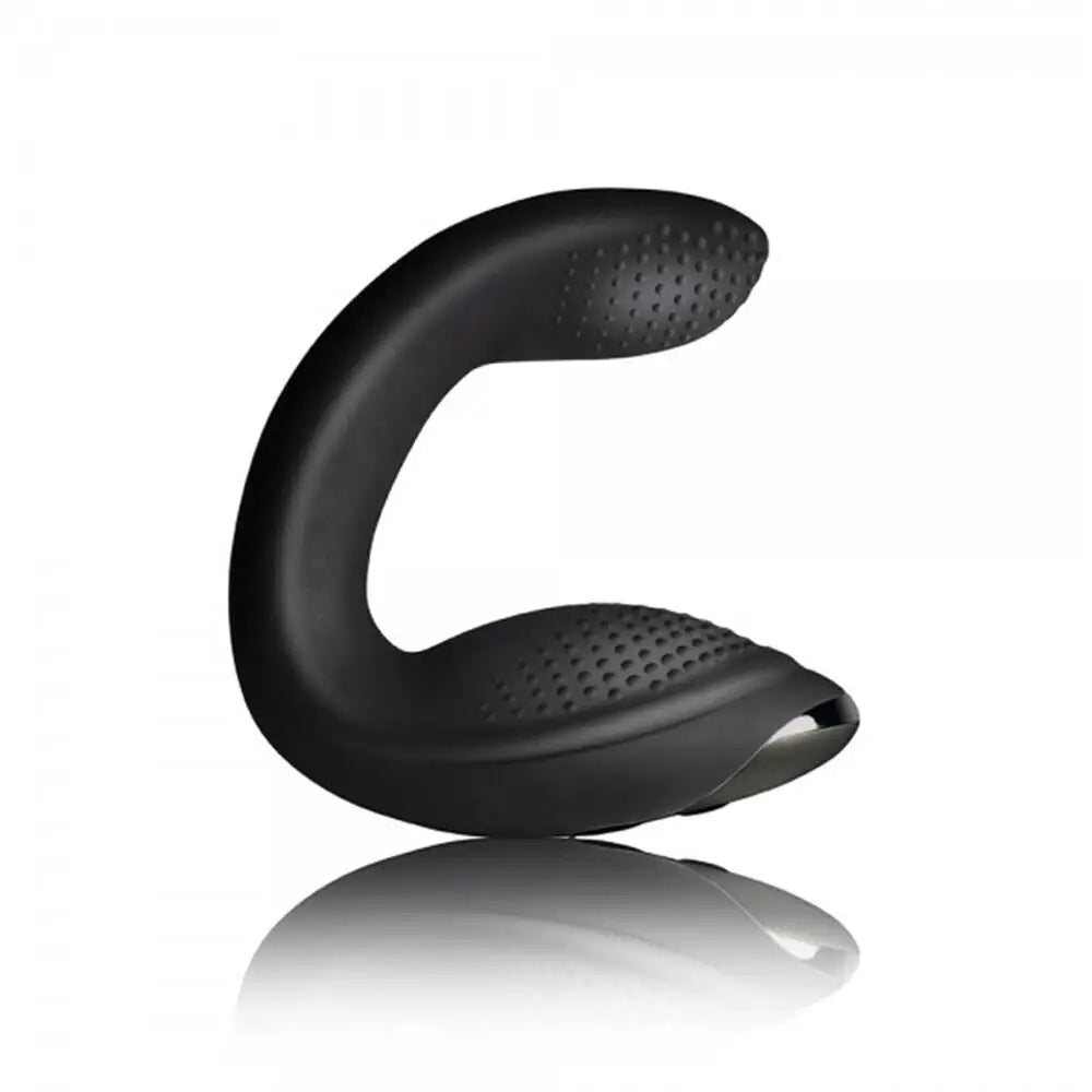 Rocks off Silicone Black Prostate Massager with Remote Control